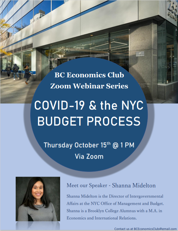 Zoom Webinar—COVID-19 and the NYC Budget Process, With Shanna Midelton