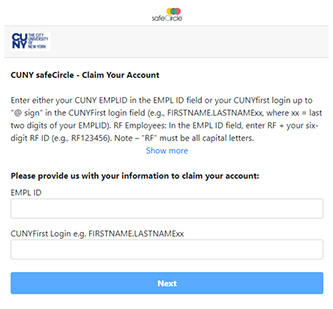 Cleared4 Self-Registration