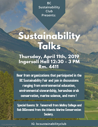 Poster for Sustainability Talks