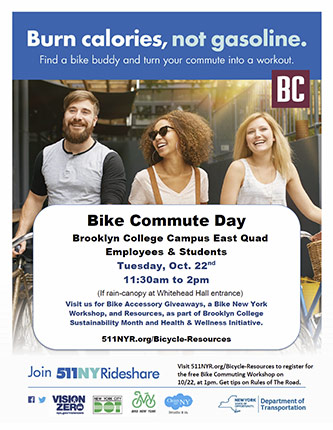 Poster for Bike Day, Tuesday, October 22, 2019