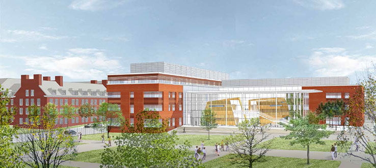 When completed, our new Roosevelt Science Center will be a state-of-the-art research center.
