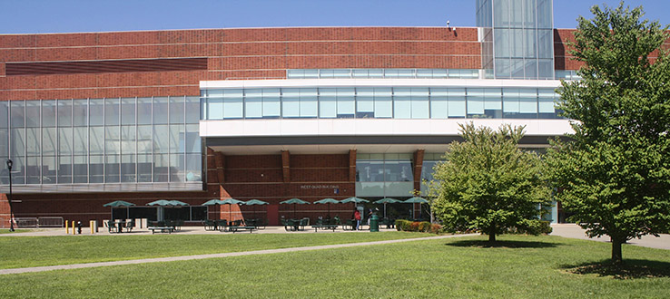 Completed in 2009, the West Quad Center was the first new building constructed on campus since the 1970s.