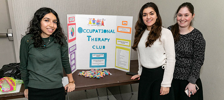Future occupational therapists benefit from the activities of their own student club.