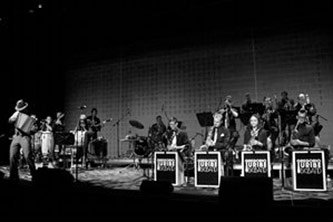 Gregorio Uribe Big Band performs at BRIC House, Brooklyn, New York, 12 October 2013, Courtesy of Lilihouse Agency