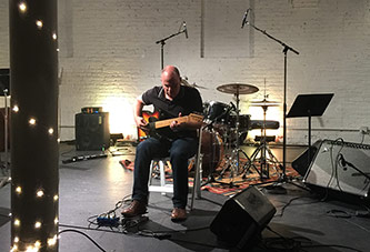 David Grubbs performs at ShapeShifter Lab during the September BroCo MaSS opening concert