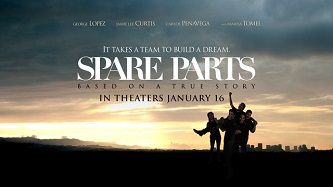 Based on true events, <em>Spare Parts</em> (Lionsgate) is a story about the triumph of the human spirit.
