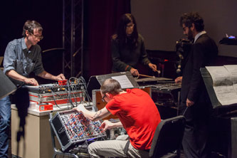 The Matthew Gantt Group performs at the International Electroacoustic Music Festival. 
