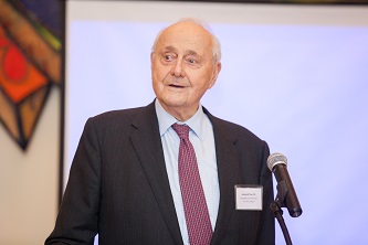 Leonard Tow '50 (pictured) and his wife Claire '52 have been generous supporters of Brooklyn College for over two decades, donating millions through their organization, The Tow Foundation. 