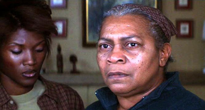 Novella Nelson as Mrs. Tate (with Yolanda Ross) in Denzel Washington's 2002 film <em>Antowne Fisher</em>