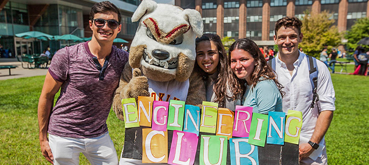 The Engineering Club provides another opportunity for students to explore their interests.