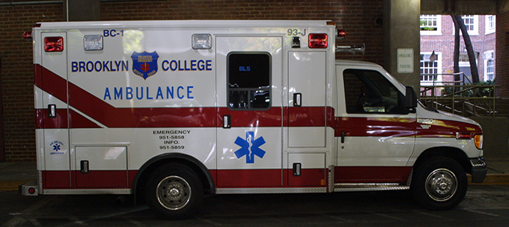 Our student-run Emergency Medical Squad responds to calls on campus in our own ambulance.